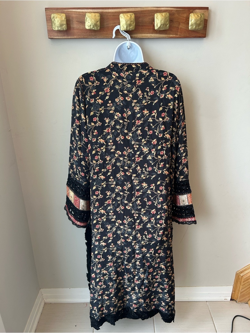 Stunning Kaftan Tunic Dress Boho Luxe Embroidered | Johnny Was Style Artisan - Picture 10 of 16